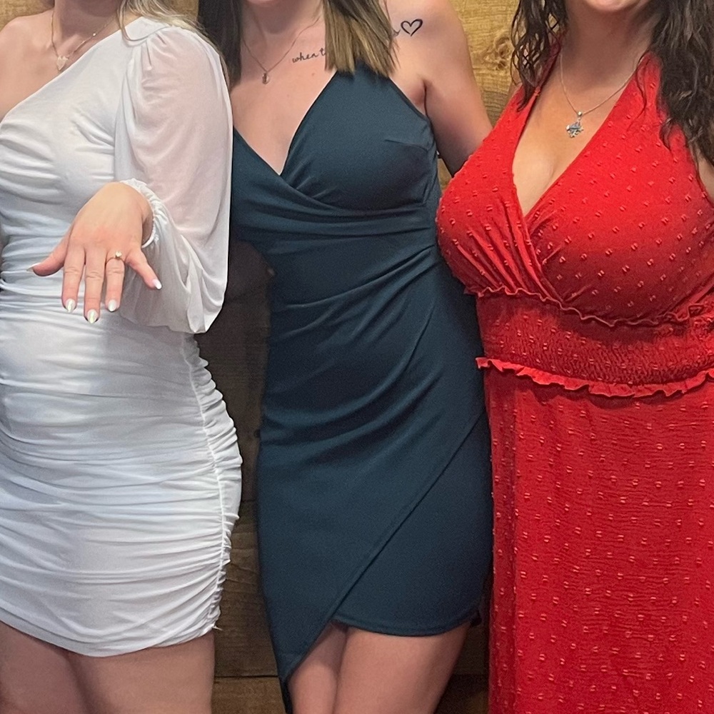 Short Dark Green Dress